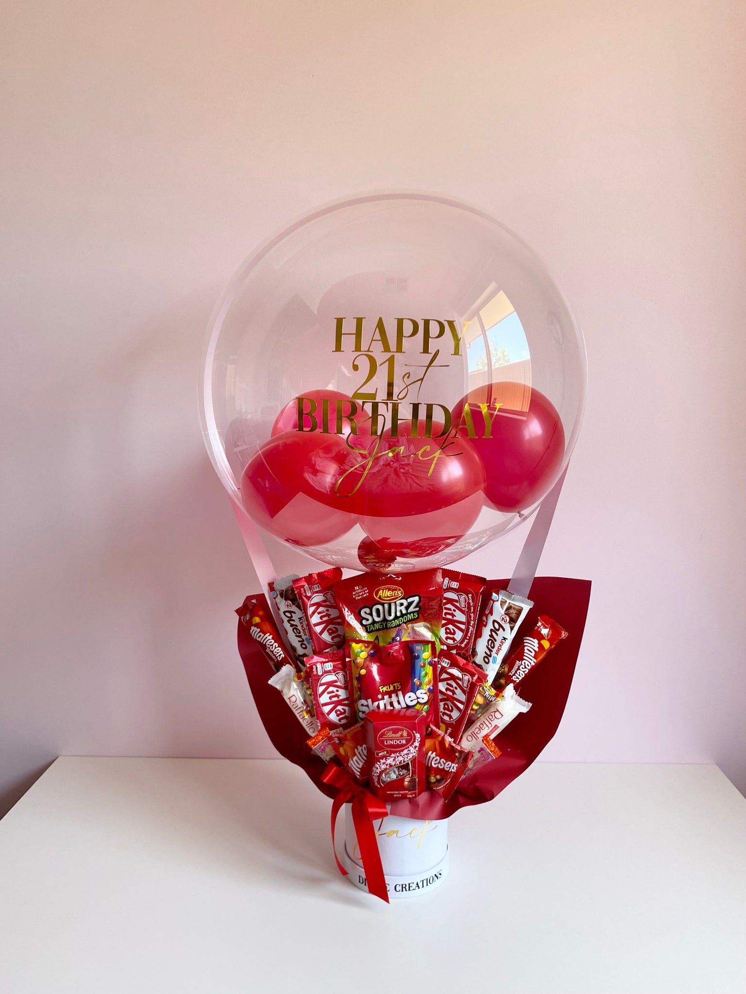 Chocolate Box with Balloon